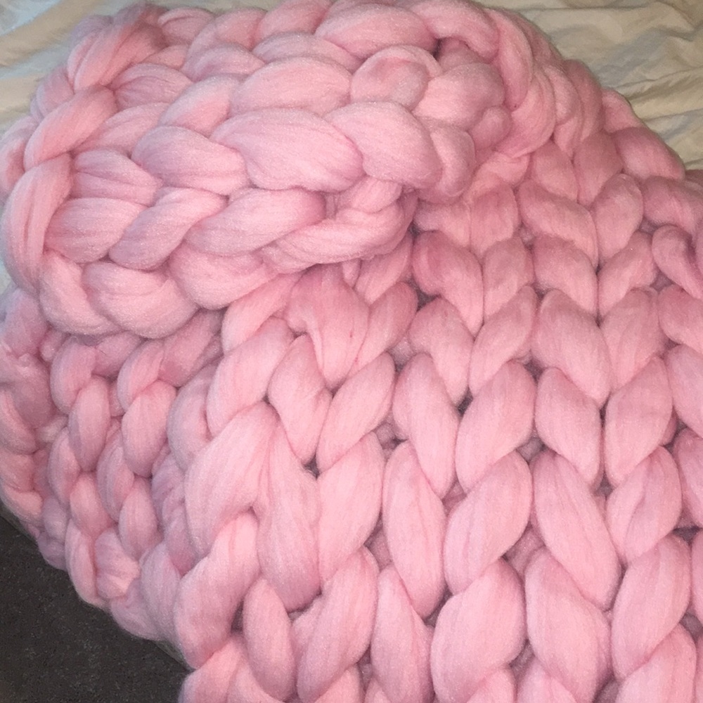 Knit blanket new - Picture 1 of 2